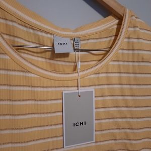 ICHI | Lemon Yellow IHSAMARA T-shirt
